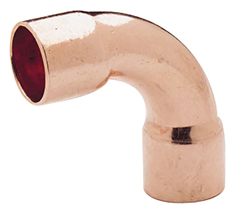 Kupfer Bogen 90°, 16 mm, i/i